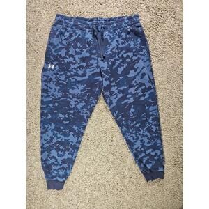 Under Armour XXL blue Camo Sweat Pants